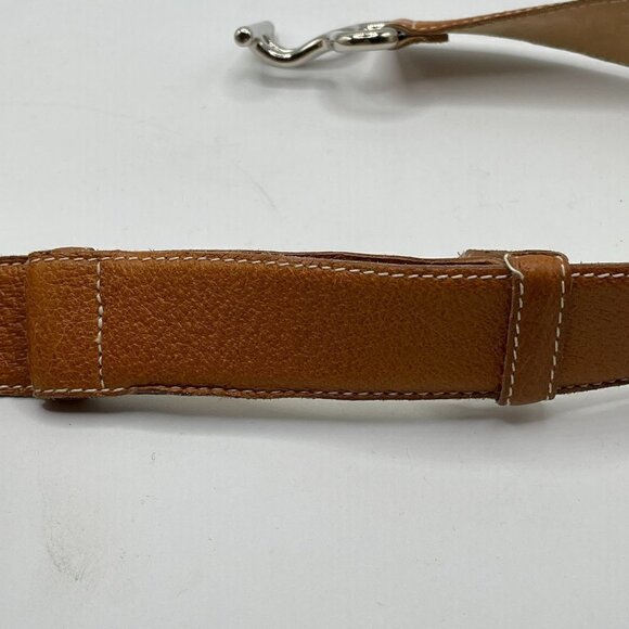 Vintage Donna Karan DKNY Adjustable Brown Leather Toggle Buckle Women\'s Belt M/L main image 6